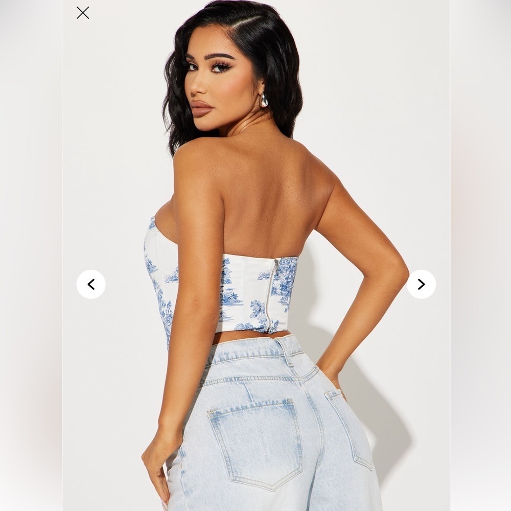 NWT FASHION NOVA CORSET TOP - Picture 3 of 3
